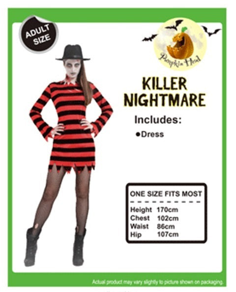 Adult Killer Nightmare Costume
