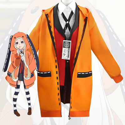 Yellow Hoodie Schoolgirl Costume