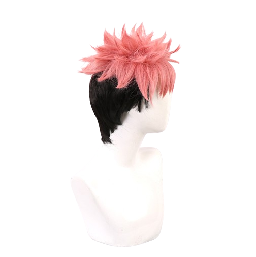 Pink Undercut Anime Sorcerer Wig