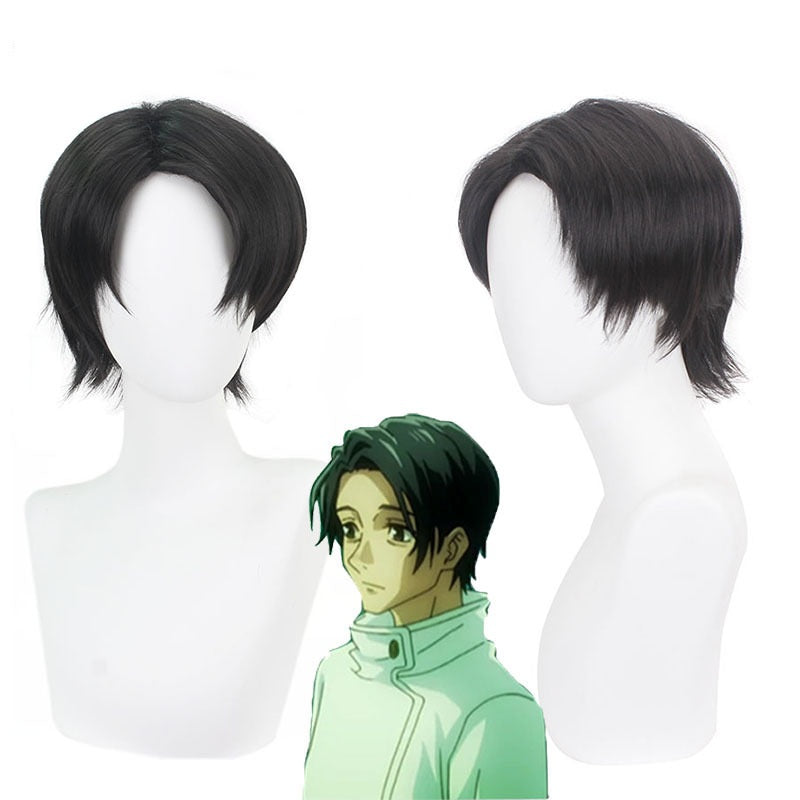 Short Black Anime Sorcerer Wig