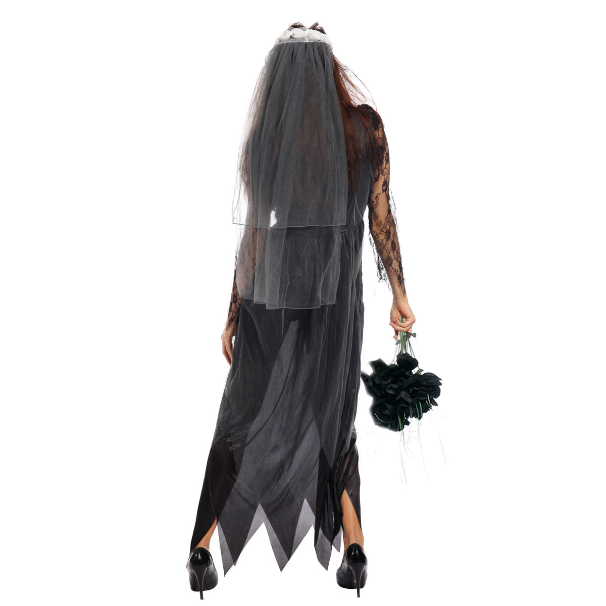 Women's Zombie Bride Graveyard Ghost Horror Costume – view 2